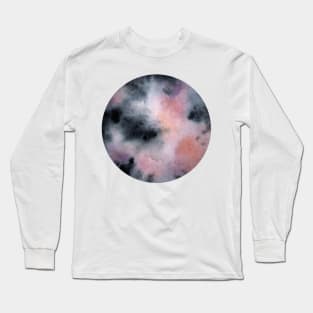 Moon watercolor Long Sleeve T-Shirt